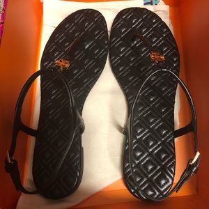 Tory Burch size 7 1/2 Quilted Sandals